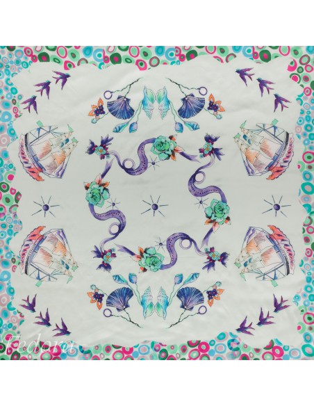 Pañuelo seda 110x110